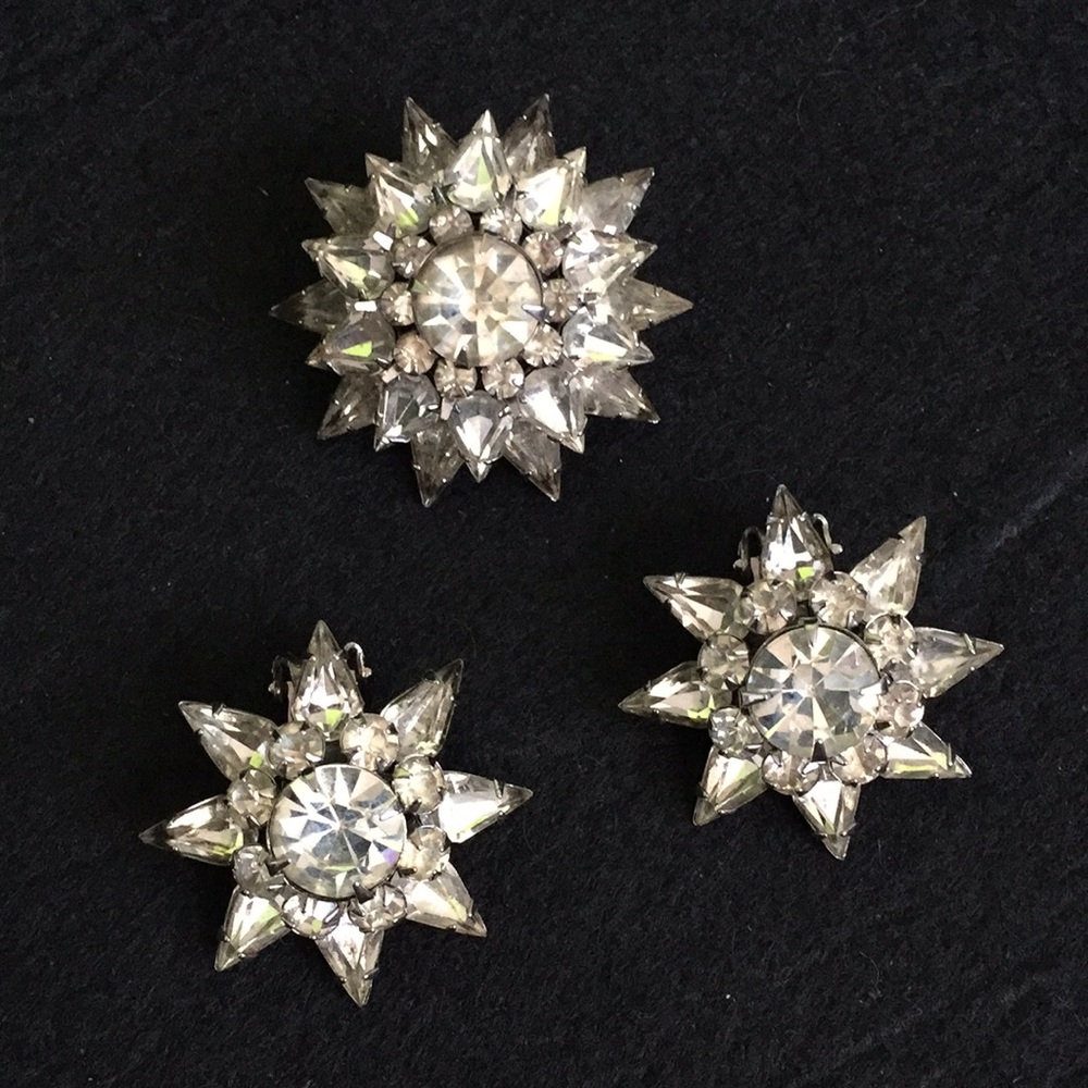 Vintage Kimberlee Necklace Earring Brooch Set
